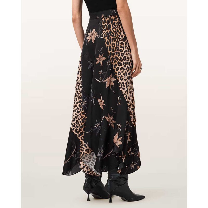 AllSaints Arleen Printed Maxi Skirt image number 1
